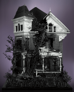 Three Story Victorian with Tree (2011) © Mike Doyle