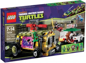 Lego TMNT The Shellraiser Street Chase