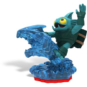 Skylanders-figuren Gil Grunt er udkommet i en ny version til samtlige spil. Så selvom figuren på billedet har en rød bundplade, fungerer han i alle spillene.