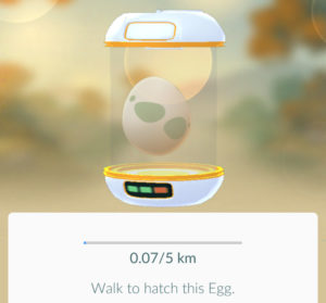 Pokemon Go egg incubator