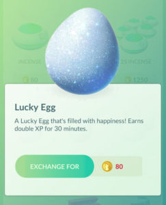 pokemon go lucky egg