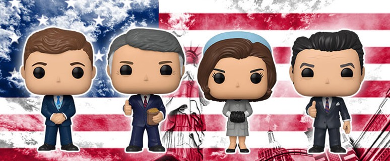 amerikanske præsidenter indtager Funko Pop Icons-serien