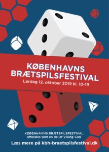 Københavns Brætspilsfestival løber af stablen lørdag d. 12. oktober 2019