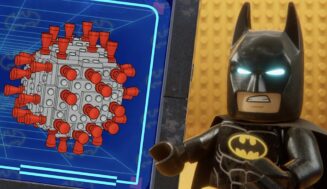 Lego Batman tager kampen op mod Covid 19